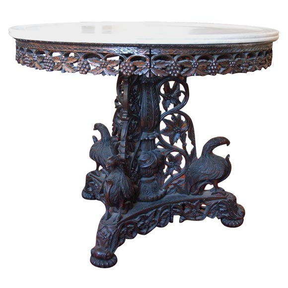 Burmese Center Table For Sale at 1stdibs