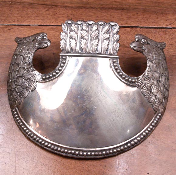 Double Eagle Silver Sconce