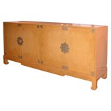 BEAUTIFUL ORIENTAL LACQUERED CABINET BY BAKER FURNITURE