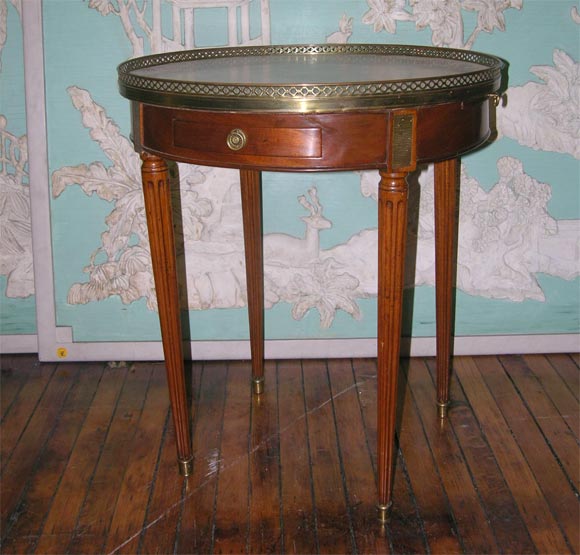 Small Louis XVI style Bouillote table by Jansen