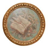ROUND PAINTING ON CANVAS