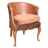 Barrel Shaped Occasional Chair