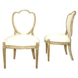 Pair 18th C. LXVI Style Side Chairs