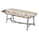 Cast iron branch coffee table from the Natalie Cole Estate