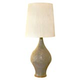 Japanese pottery lamp