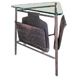 Custom Wrought Iron Magazine Table from the Paris Singer Estate