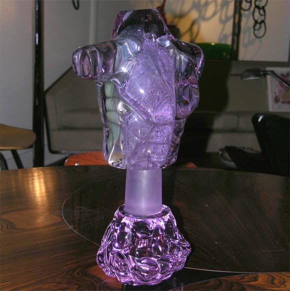 Italian Murano Glass Bust For Sale