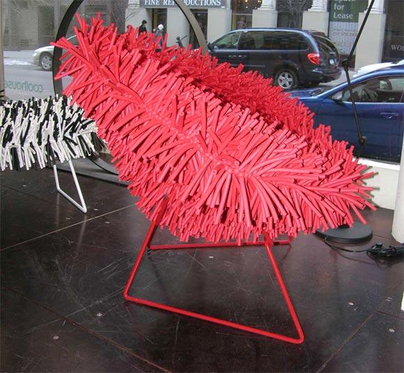 Sedia Hairy Bertoia Diamond In condizioni ottime in vendita a New York, NY