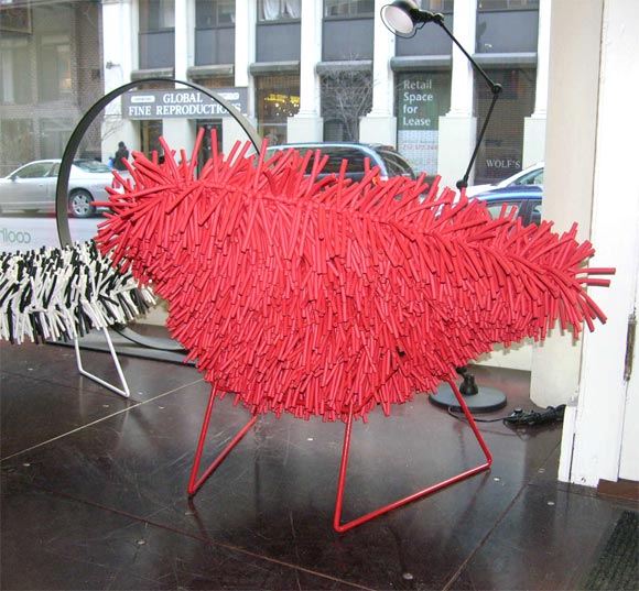 Sedia Hairy Bertoia Diamond in vendita 1
