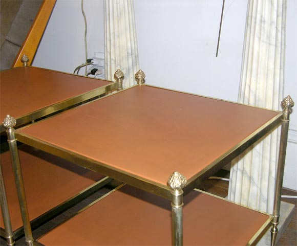 A pair of sofa end tables For Sale 3