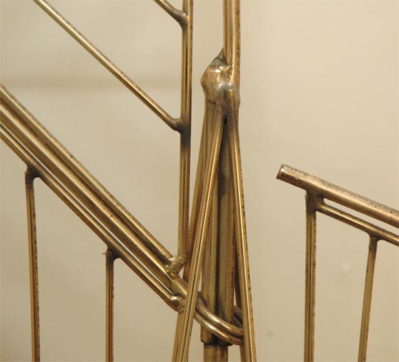 Brass Curtis Jere sailing boat