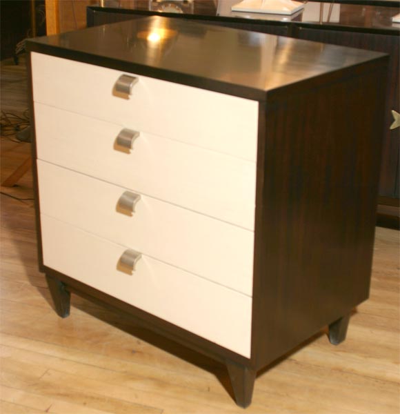 Wenge Four-drawer bachelors chest by American of Martinsville