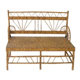 bamboo settee