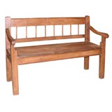Antique French Pine Bench
