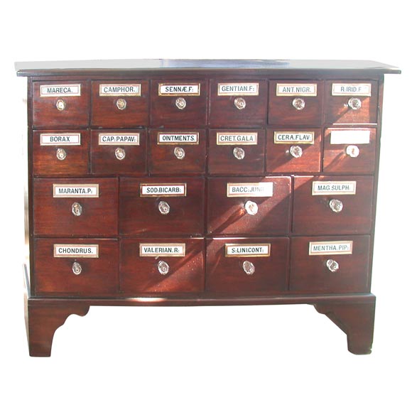 Antique Apothecary Chest