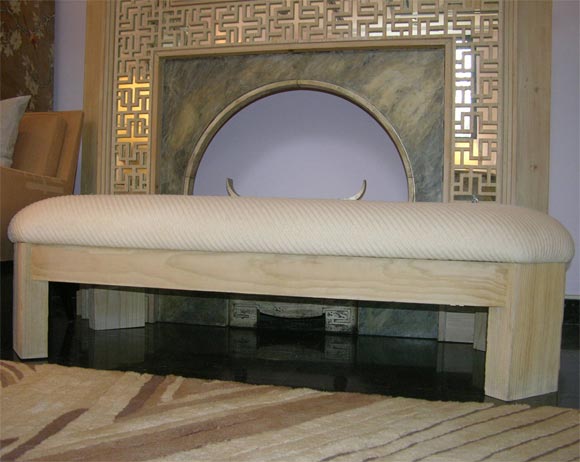 American Michael Taylor Upholstered Bench