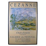 Cezanne "Mont Sainte-Victoire" Oversized Poster