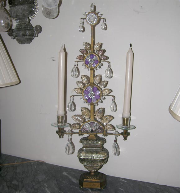 Pair Girandoles by maker Bagues