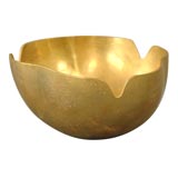 Dirk Van Erpp Hammered Brass Bowl