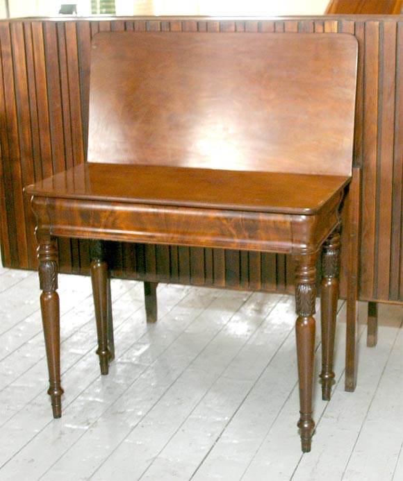 19th Century Mahogany Card Table 5