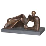 Henry Moore bronze sculpture