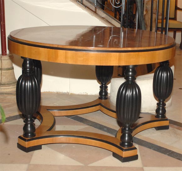 Neo-Classical Round Coffee Table