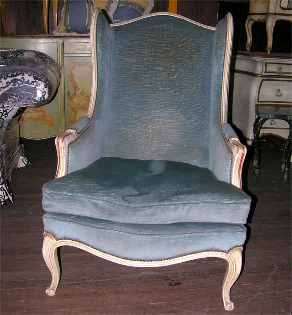 French Wing Back Chair