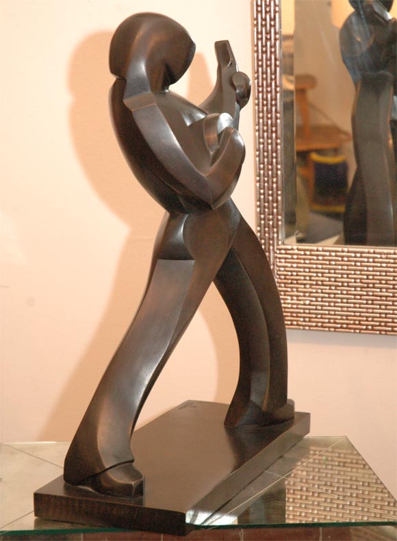 Ferdinand Parpan bronze sculpture, signed and numbered. 1