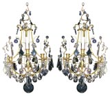 Pair of Lyre Shaped Sconces