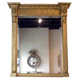 Gilded Neo-classical Overmantel Mirror