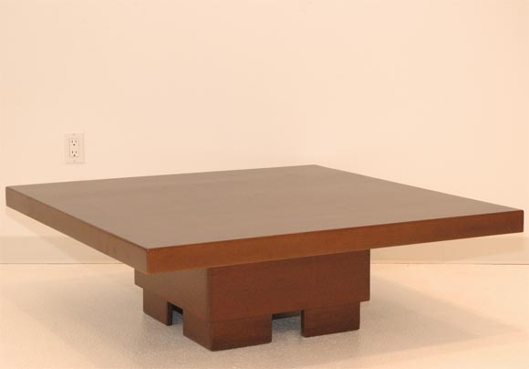 A Modern Craftsman Style Cocktail Table