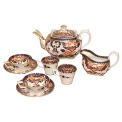 English Porcelain "Imari" Pattern Tea Set