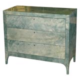 Green Parchment 3-Drawered Commode