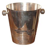 Silver Plated Art Deco Ice Bucket