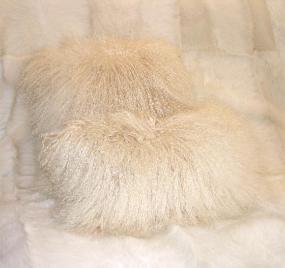 Mongolian Fur Pillows