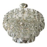 1950's Diamond Crystal Chandelier