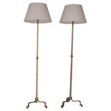 Pair of Ramsay Bronze Floor Lamps