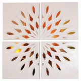 Four-Part Multi-Layered 60's Resin Mirror