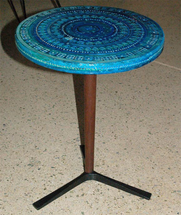 Mid-20th Century !950's Bitossi Side Table