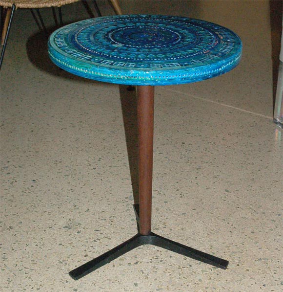 Clay !950's Bitossi Side Table