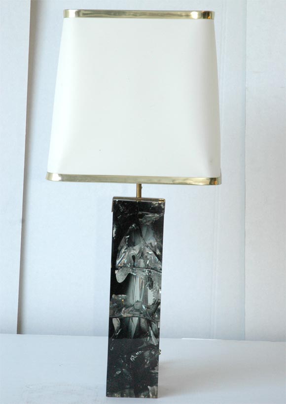 Pair of Acrylic Lamps by Marie Claude de Fouquieres