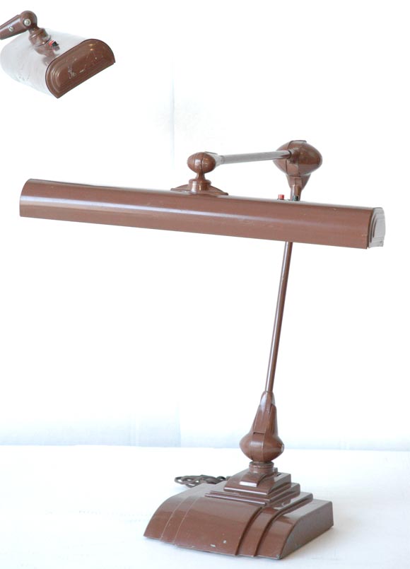American Pair of Art Deco Style Drafting Lamps For Sale