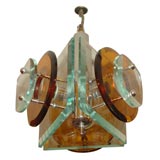 FontanaArte glass chandelier