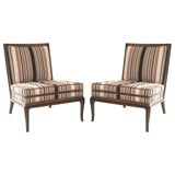 Pair Of Robsjohn Gibbings Slipper Chairs