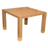 Backgammon-Tisch aus Bambus