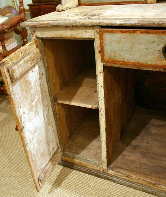 Painted Knee Hole Desk For Sale 3