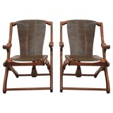 California Modern Campaign Chairs