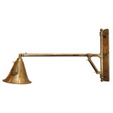 Massive Solid Brass Sconce