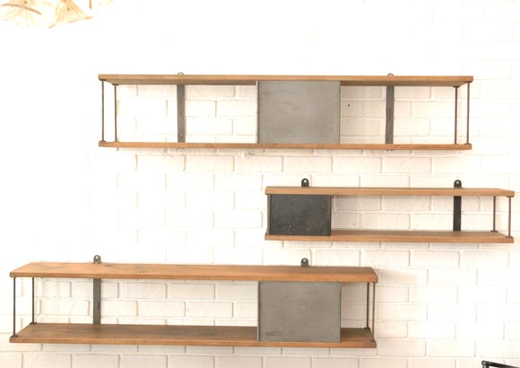 Wood Jean Prouve Style Bookcase