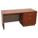 Leather and Brass Desk